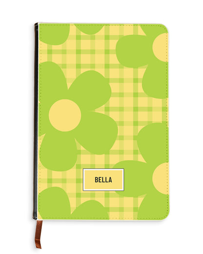 Leather Bookpaper Notebook - Daisy Bloom
