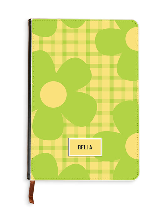 Leather Bookpaper Notebook - Daisy Bloom