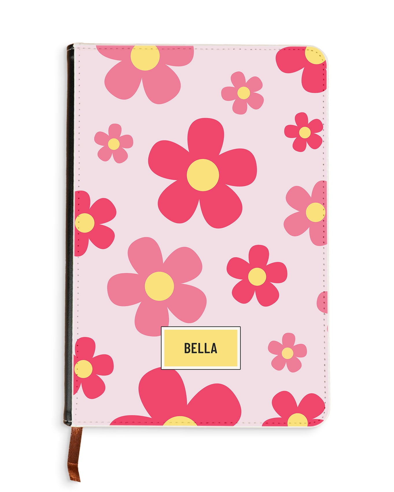 Leather Bookpaper Notebook - Daisy Blush