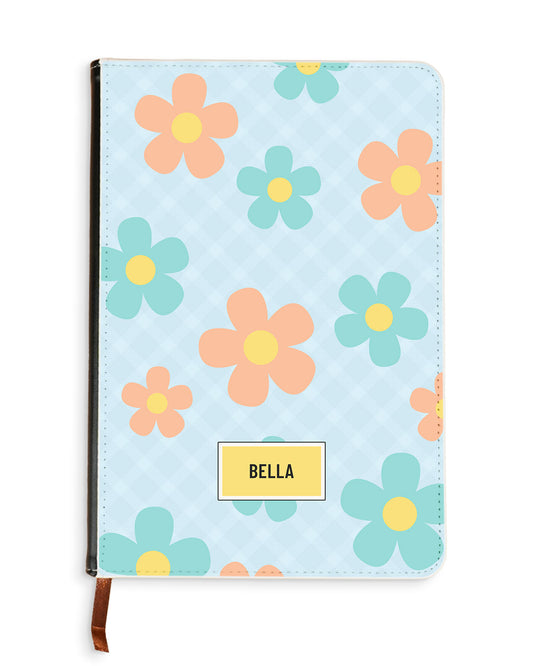 Leather Bookpaper Notebook - Daisy Daze