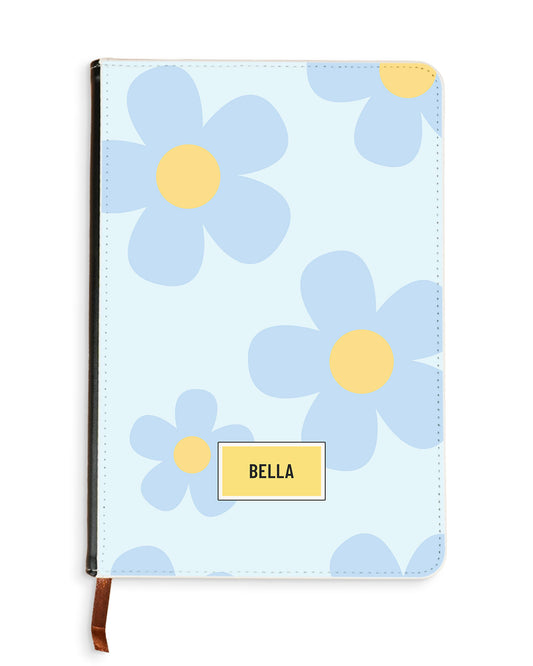 Leather Bookpaper Notebook - Daisy Garland