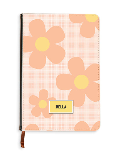Leather Bookpaper Notebook - Daisy Love