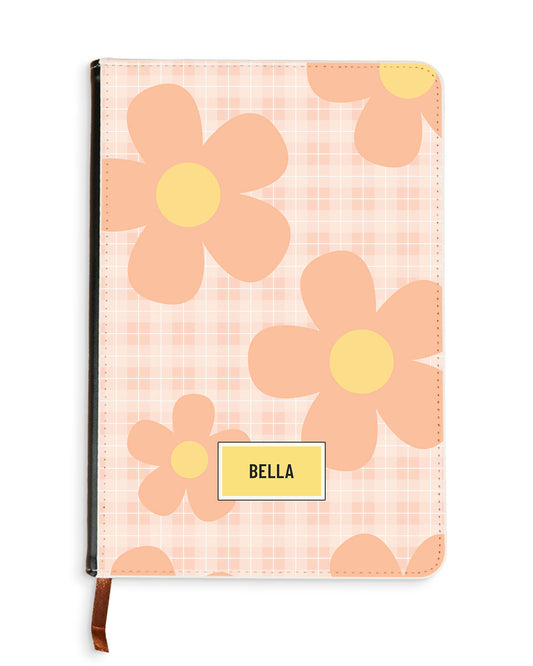 Leather Bookpaper Notebook - Daisy Love