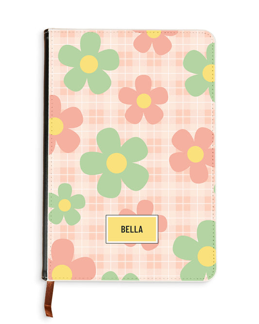 Leather Bookpaper Notebook - Daisy Spring
