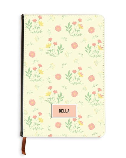 Leather Bookpaper Notebook - Dandelion