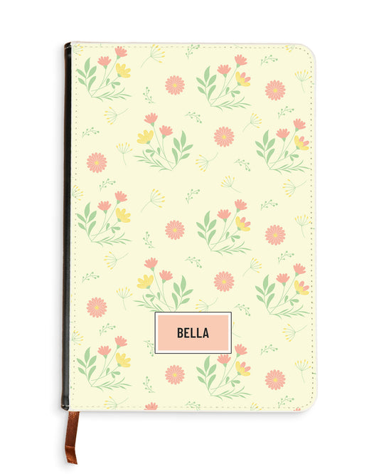 Leather Bookpaper Notebook - Dandelion