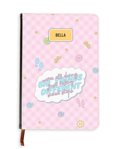 Leather Bookpaper Notebook - Different Steps