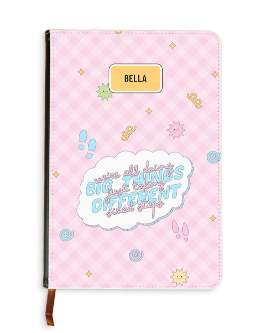 Leather Bookpaper Notebook - Different Steps