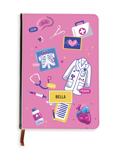 Leather Bookpaper Notebook - Doctor