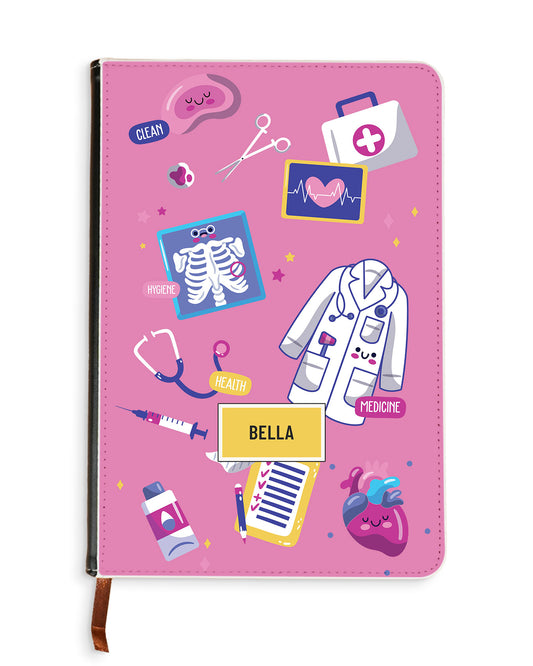 Leather Bookpaper Notebook - Doctor