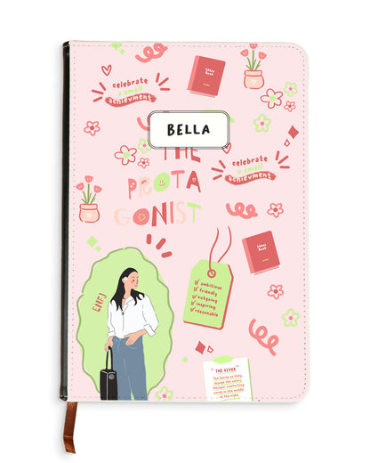 Leather Bookpaper Notebook - ENFJ