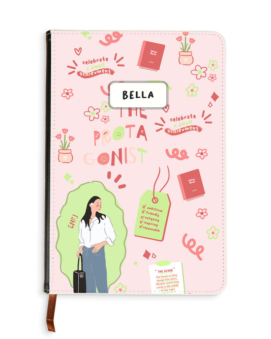 Leather Bookpaper Notebook - ENFJ