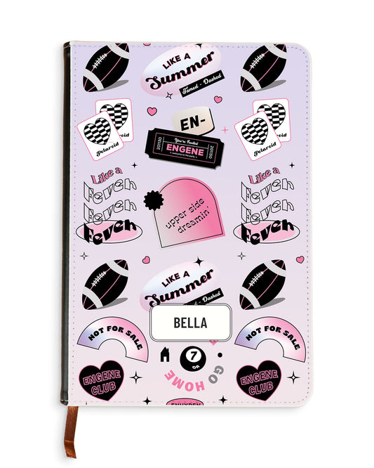 Leather Bookpaper Notebook - Enhypen Sticker