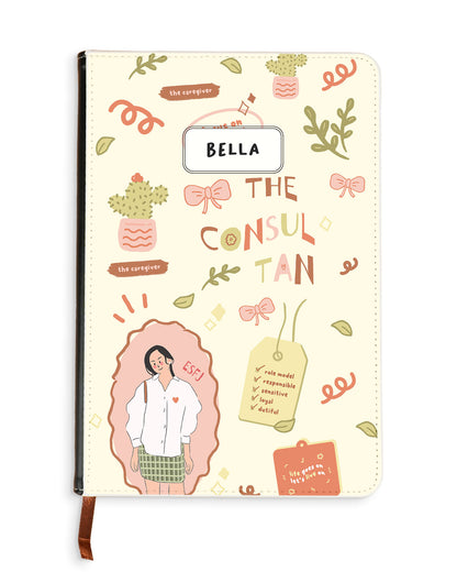 Leather Bookpaper Notebook - ESFJ