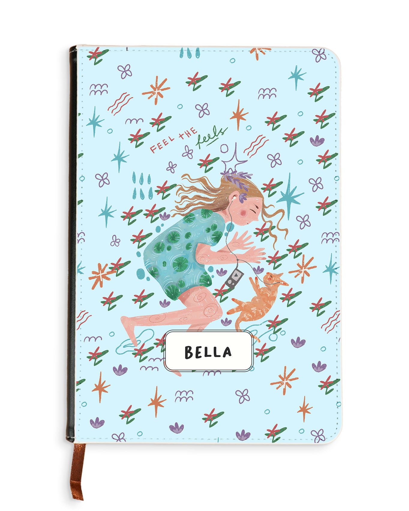 Leather Bookpaper Notebook - Feel The Feels