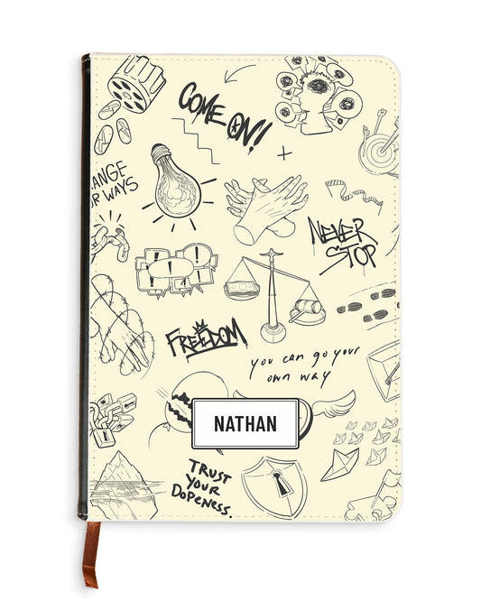 Leather Bookpaper Notebook - Freedom 2
