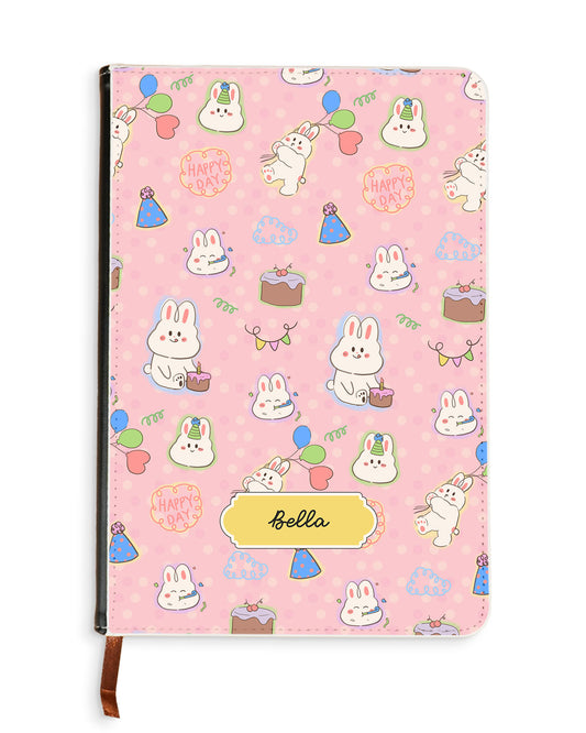Leather Bookpaper Notebook - Fun Party