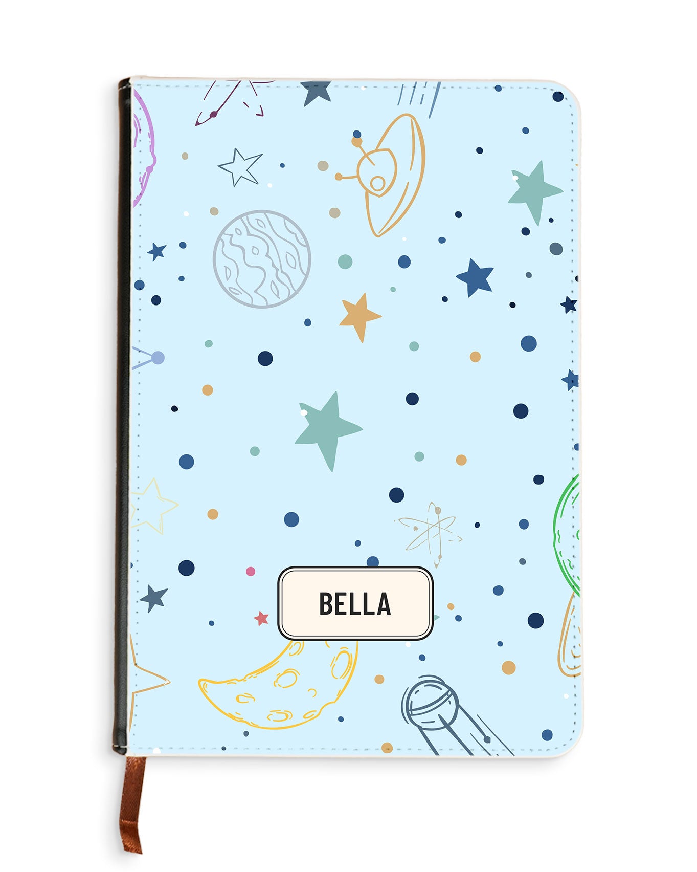 Leather Bookpaper Notebook - galaxy 2
