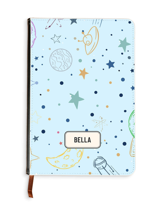 Leather Bookpaper Notebook - galaxy 2