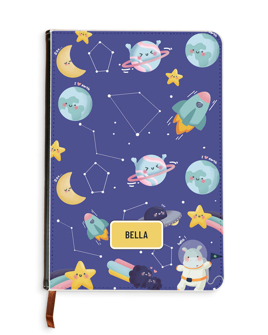 Leather Bookpaper Notebook - Galaxy