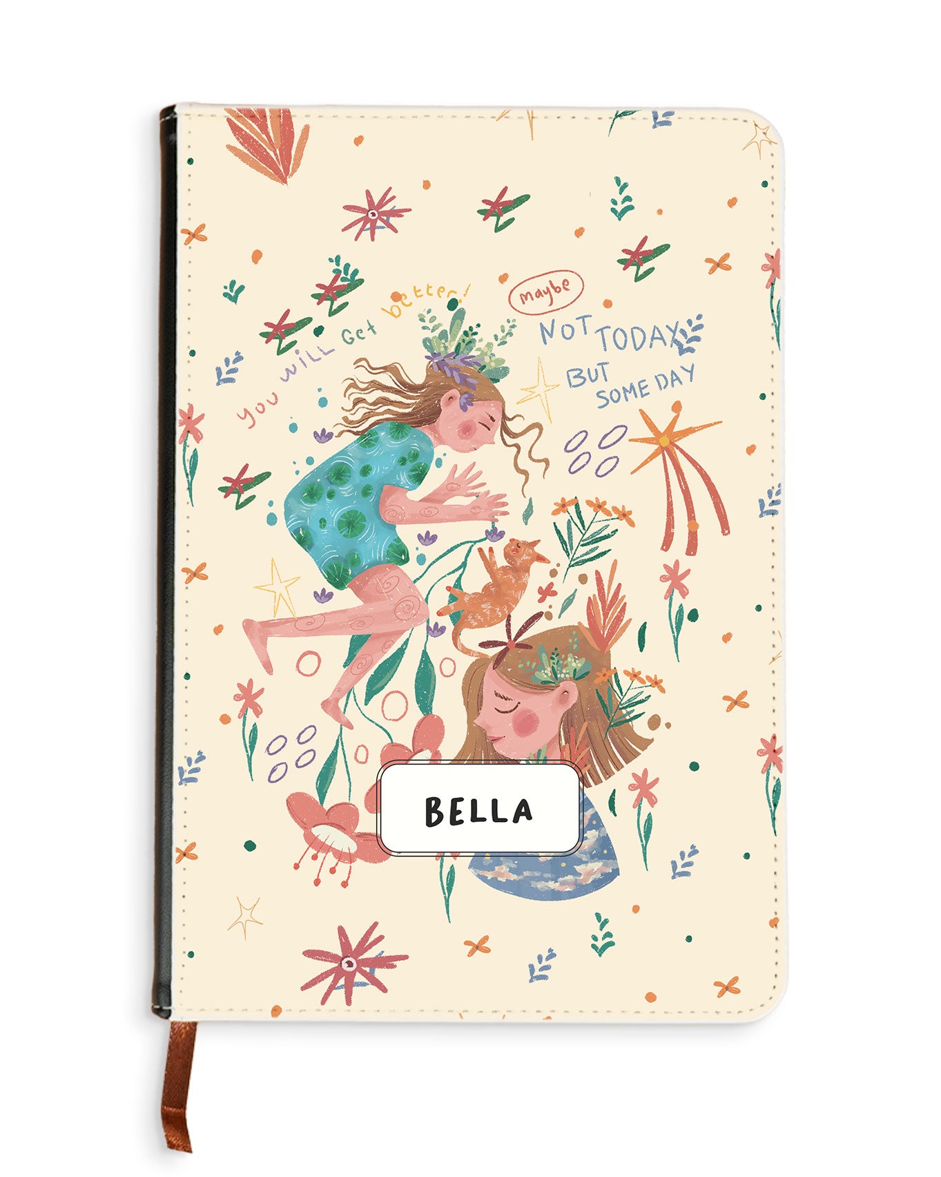 Leather Bookpaper Notebook - Get Better