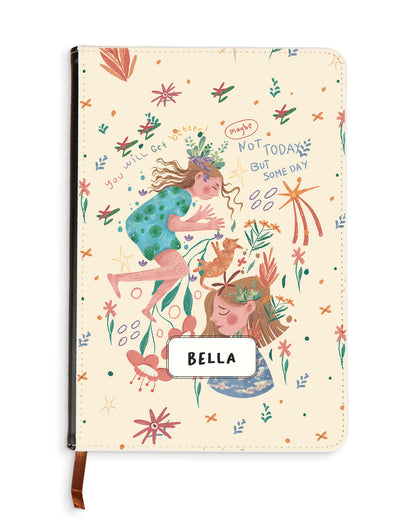 Leather Bookpaper Notebook - Get Better