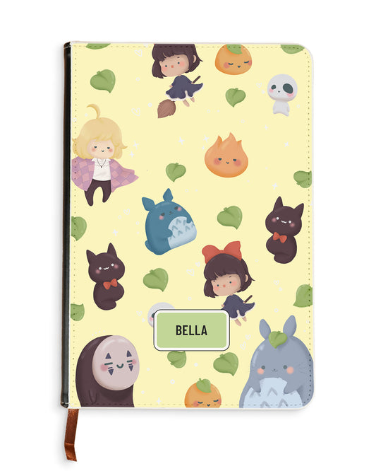Leather Bookpaper Notebook - Ghibli