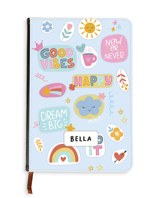Leather Bookpaper Notebook - Good Day 2.0