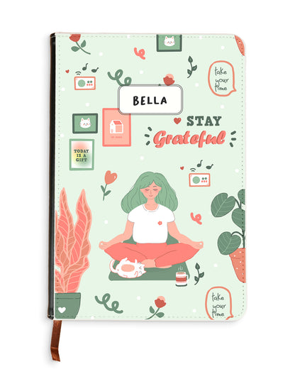 Leather Bookpaper Notebook - Grateful