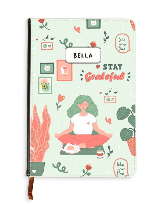 Leather Bookpaper Notebook - Grateful
