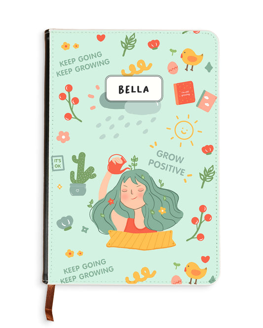 Leather Bookpaper Notebook - Grow
