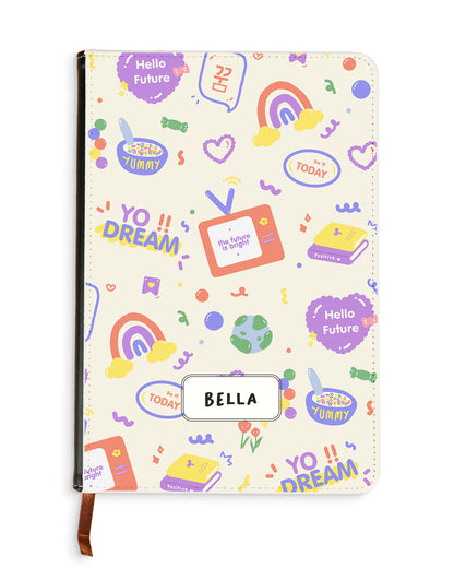 Leather Bookpaper Notebook - Hello Future