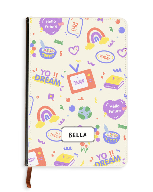 Leather Bookpaper Notebook - Hello Future