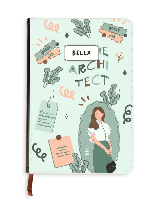 Leather Bookpaper Notebook - INTJ