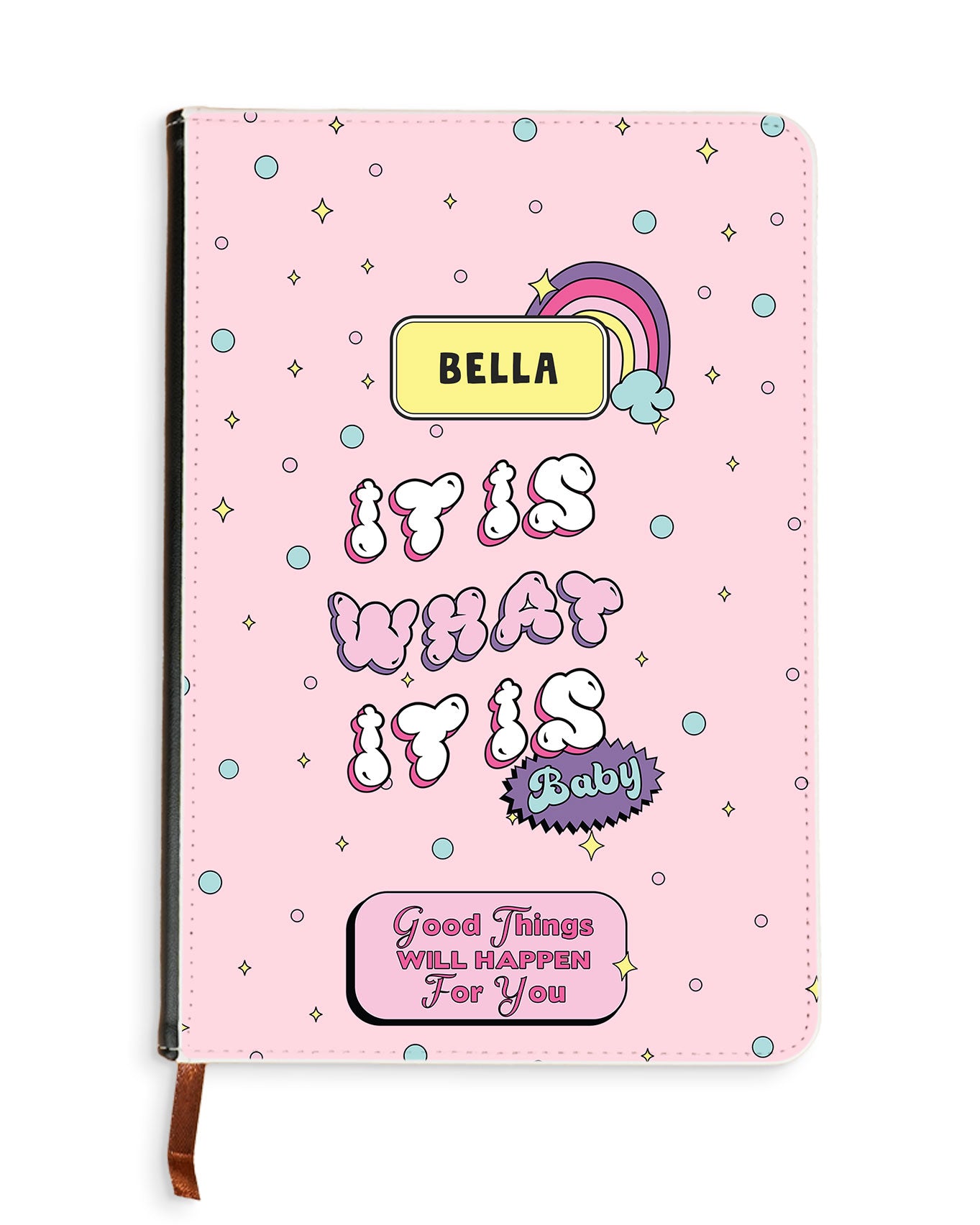 Leather Bookpaper Notebook - It Is What It Is