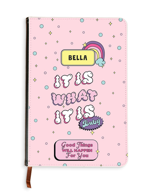 Leather Bookpaper Notebook - It Is What It Is