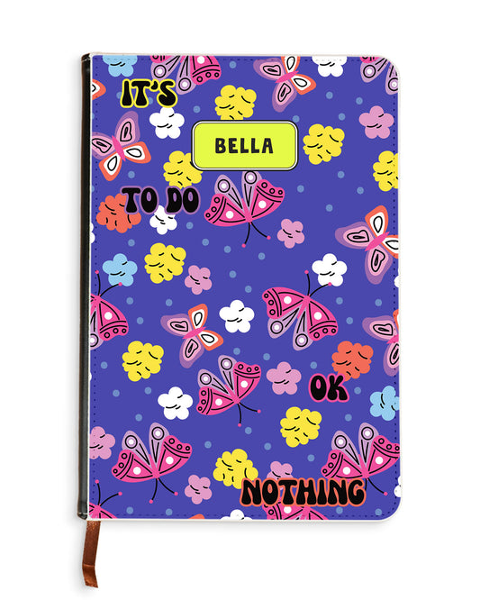 Leather Bookpaper Notebook - It's OK to do Nothing