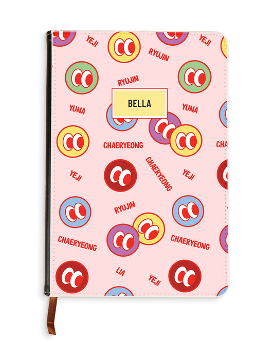 Leather Bookpaper Notebook - Itzy Monogram