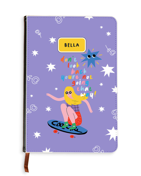 Leather Bookpaper Notebook - Keep Moving