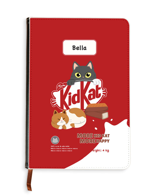 Leather Bookpaper Notebook - Kidkat