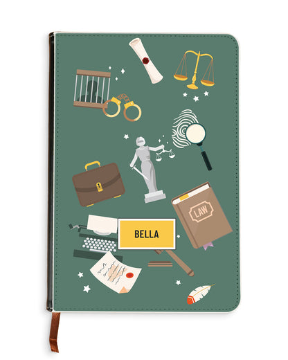Leather Bookpaper Notebook - Lawyer