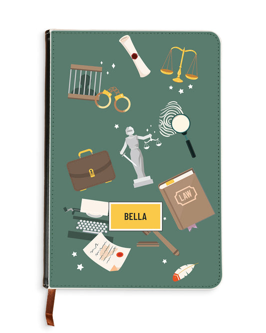 Leather Bookpaper Notebook - Lawyer