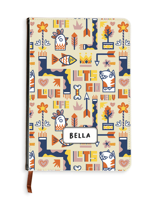 Leather Bookpaper Notebook - Life in Color
