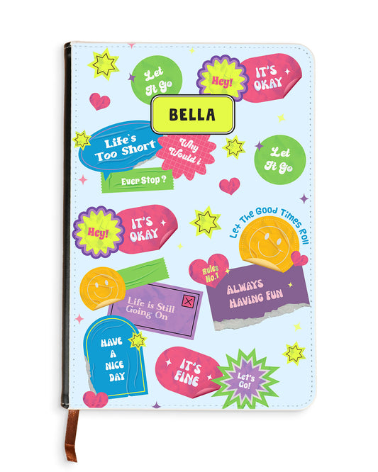 Leather Bookpaper Notebook - Life's Too Short