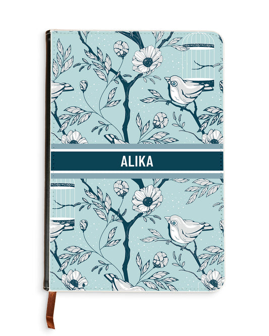 Leather Bookpaper Notebook - Lovebird Monochrome 1.0