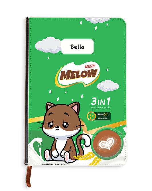 Leather Bookpaper Notebook - Melow