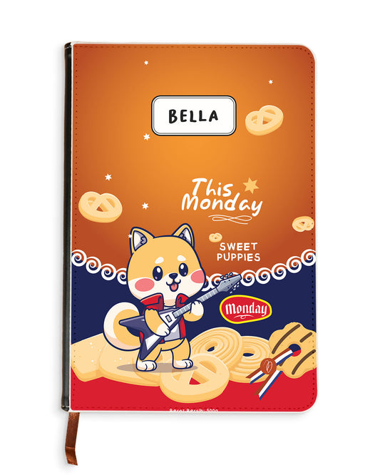 Leather Bookpaper Notebook - Monday