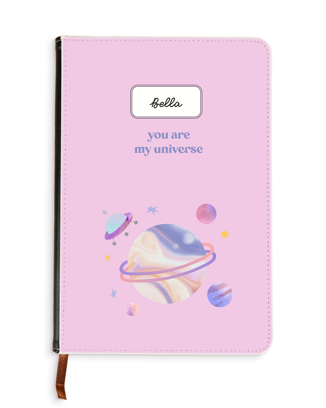 Leather Bookpaper Notebook - My Universe