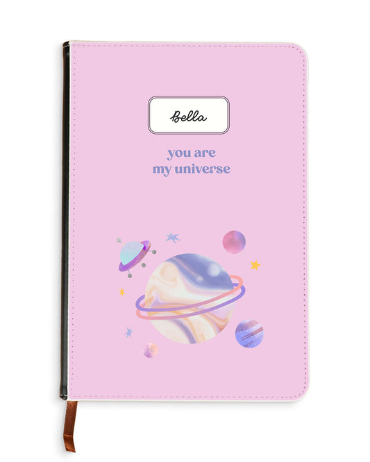 Leather Bookpaper Notebook - My Universe