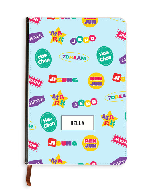 Leather Bookpaper Notebook - NCT Dream 7dream
